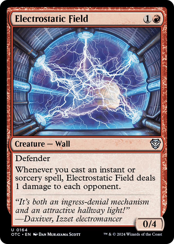 Electrostatic Field [Outlaws of Thunder Junction Commander] - PokeCharles PokeStore