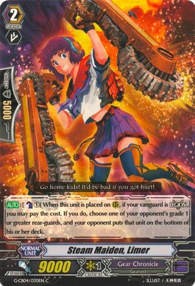Steam Maiden, Limer (G-CB04/030EN) [Gear of Fate] - PokeCharles PokeStore