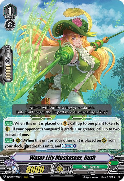 Water Lily Musketeer, Ruth (D-VS02/080EN) [V Clan Collection Vol.2] - PokeCharles PokeStore