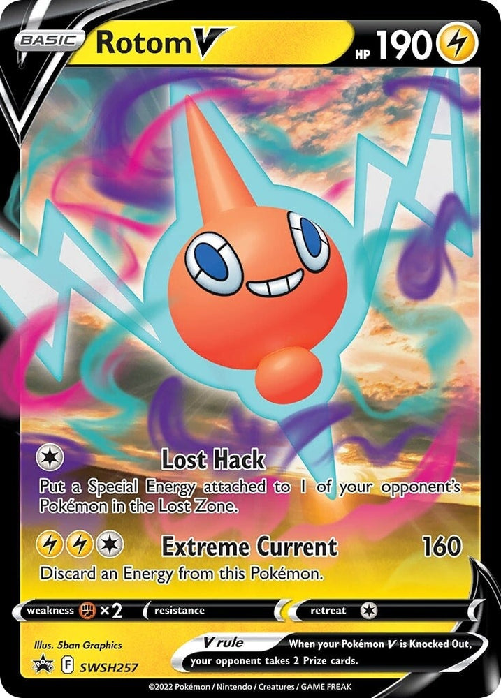 Rotom V (SWSH257) [Sword & Shield: Black Star Promos] - PokeCharles PokeStore