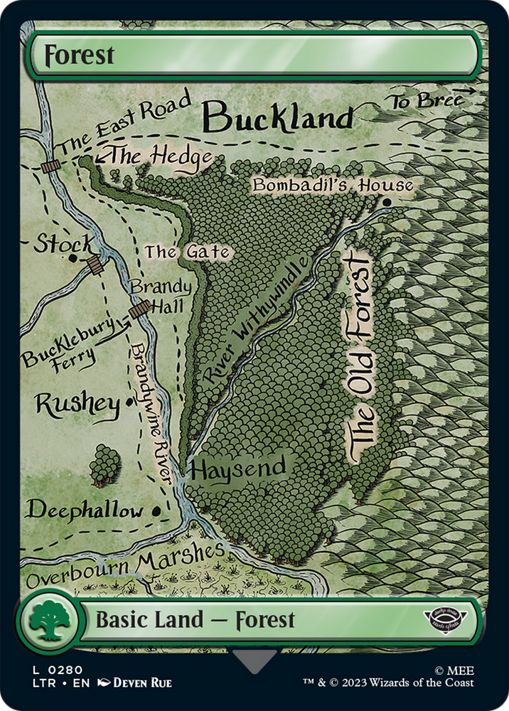 Forest (280) [The Lord of the Rings: Tales of Middle-Earth] - PokeCharles PokeStore
