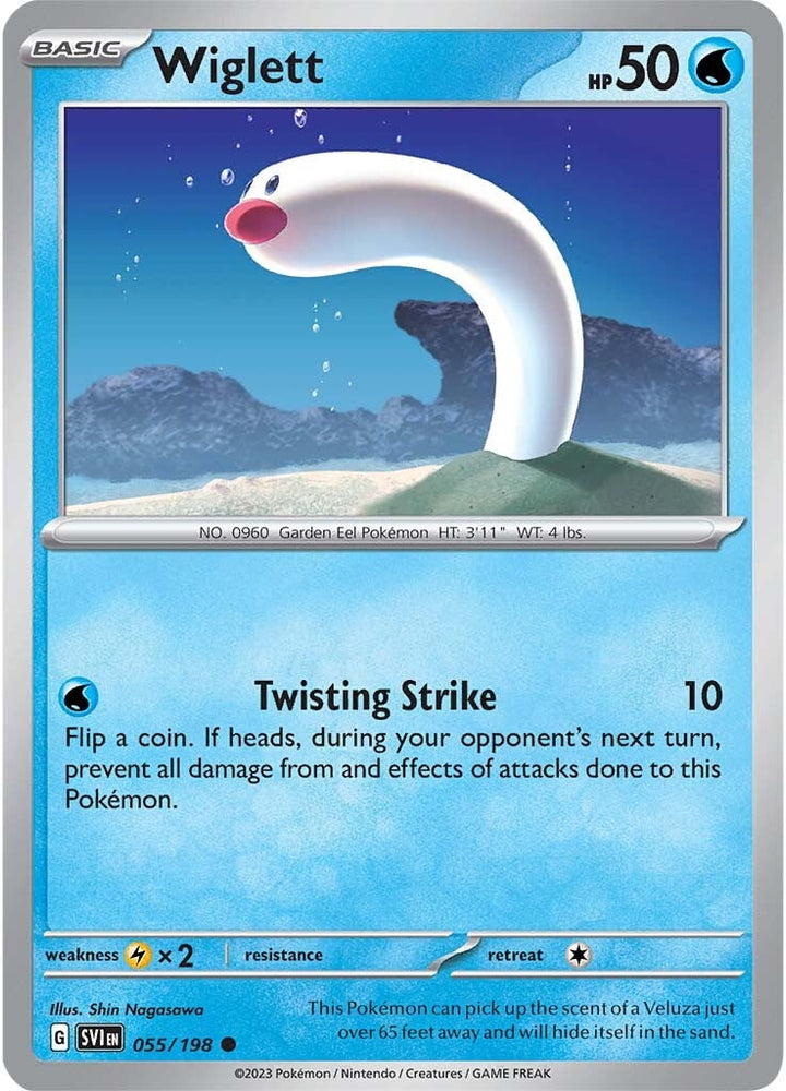 Wiglett (055/198) [Scarlet & Violet: Base Set] - PokeCharles PokeStore
