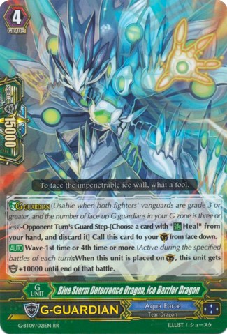 Blue Storm Deterrence Dragon, Ice Barrier Dragon (G-BT09/021EN) [Divine Dragon Caper] - PokeCharles PokeStore