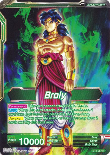Broly // Broly, The Legendary Super Saiyan (Collector's Selection Vol. 1) (BT1-057) [Promotion Cards] - PokeCharles PokeStore