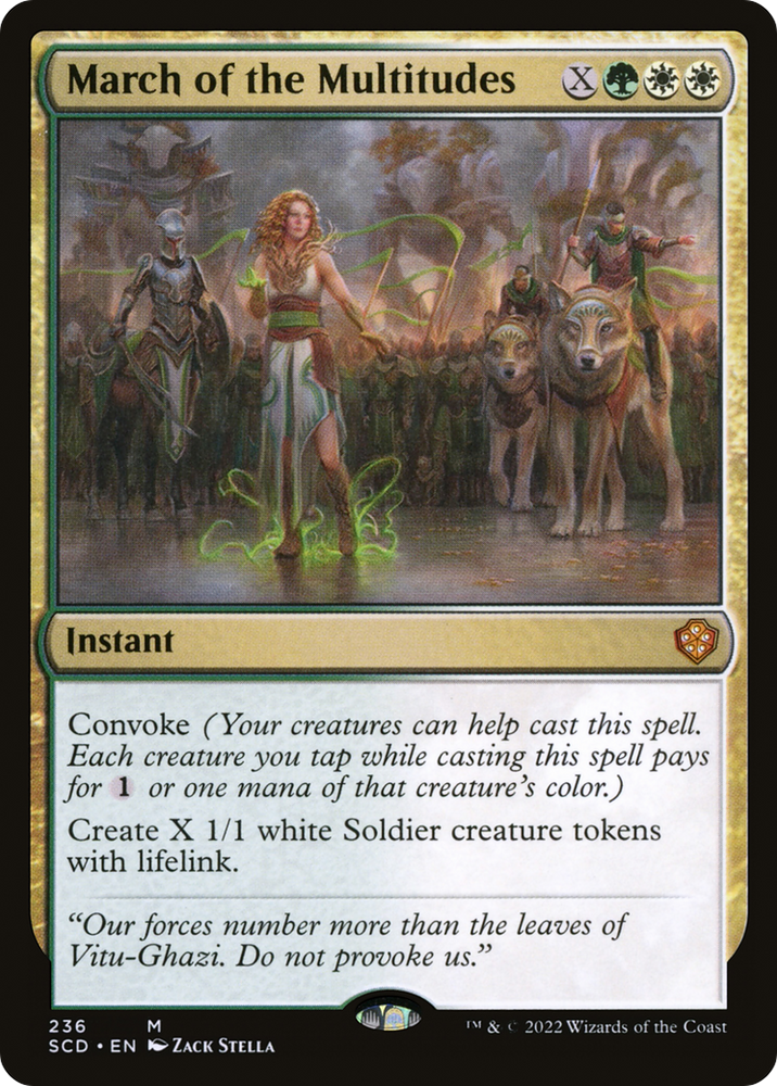March of the Multitudes [Starter Commander Decks] - PokeCharles PokeStore