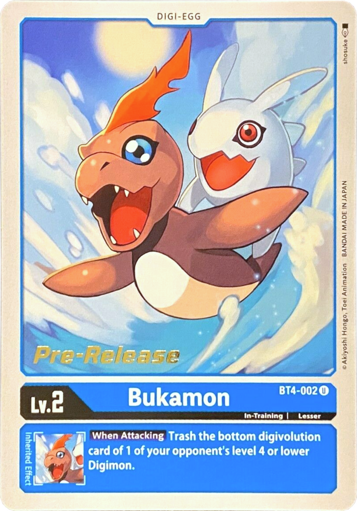 Bukamon [BT4-002] [Great Legend Pre-Release Promos] - PokeCharles PokeStore