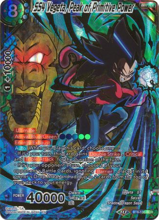 SS4 Vegeta, Peak of Primitive Power (BT8-136) [Malicious Machinations] - PokeCharles PokeStore