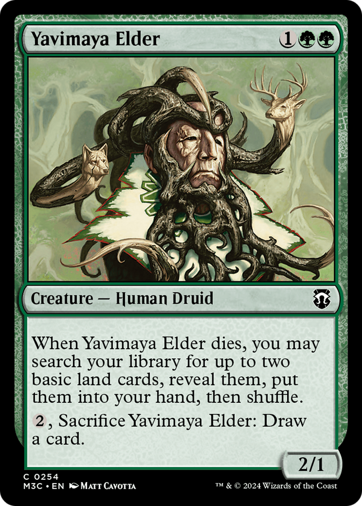 Yavimaya Elder (Ripple Foil) [Modern Horizons 3 Commander] - PokeCharles PokeStore