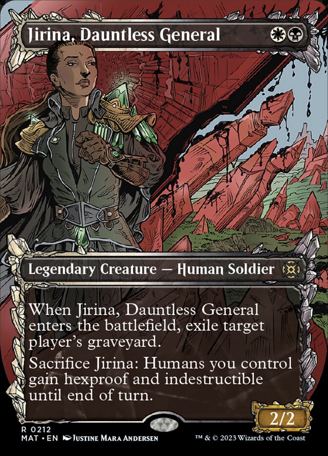 Jirina, Dauntless General (Showcase Halo Foil) [March of the Machine: The Aftermath] - PokeCharles PokeStore