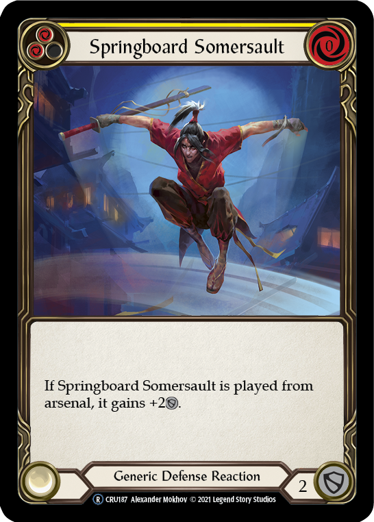 Springboard Somersault [U-CRU187] (Crucible of War Unlimited)  Unlimited Normal - PokeCharles PokeStore