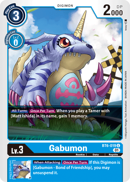 Gabumon [BT6-019] [Double Diamond] - PokeCharles PokeStore