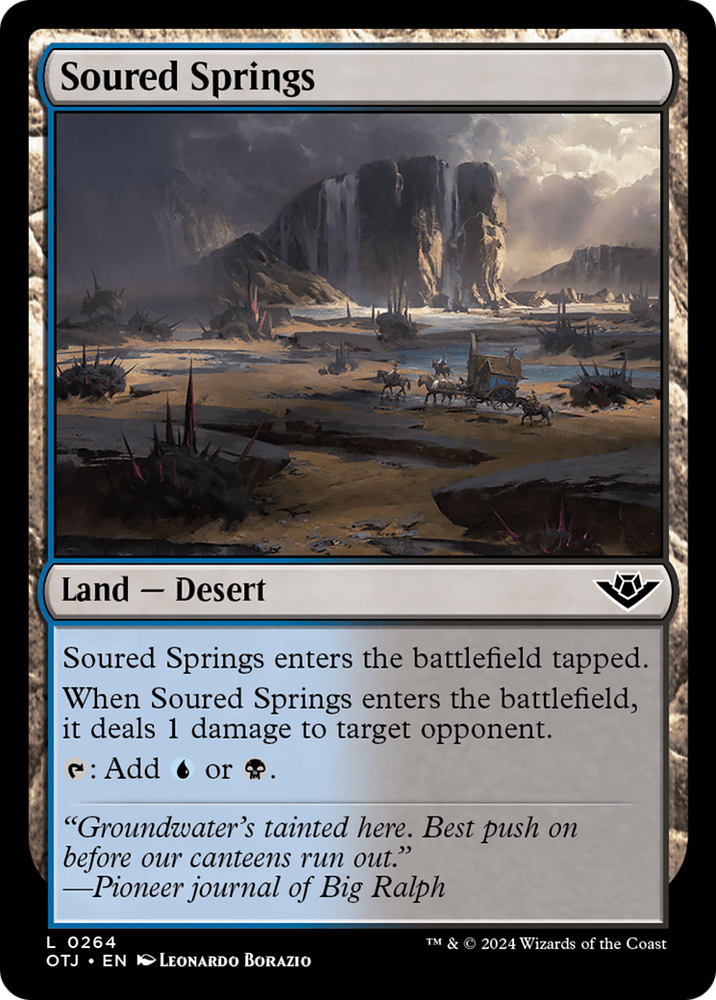 Soured Springs [Outlaws of Thunder Junction] - PokeCharles PokeStore