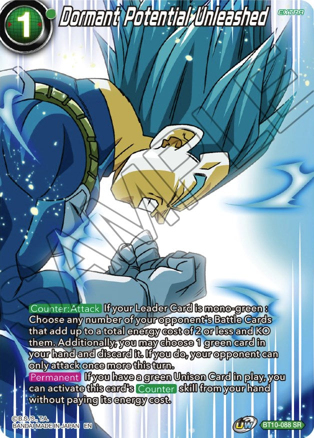 Dormant Potential Unleashed (BT10-088) [Theme Selection: History of Vegeta] - PokeCharles PokeStore