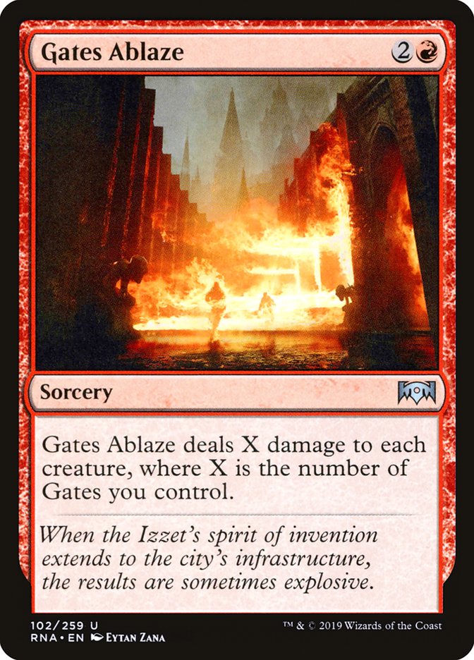 Gates Ablaze [Ravnica Allegiance] - PokeCharles PokeStore