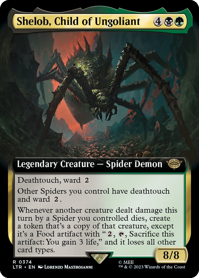 Shelob, Child of Ungoliant (Extended Art) [The Lord of the Rings: Tales of Middle-Earth] - PokeCharles PokeStore