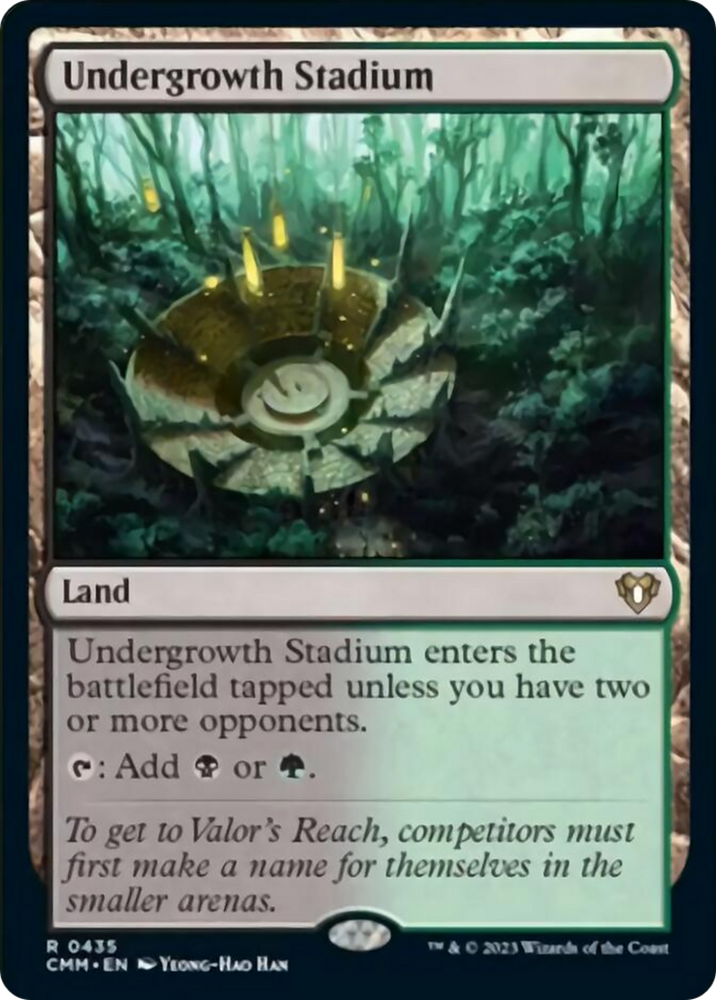 Undergrowth Stadium [Commander Masters] - PokeCharles PokeStore