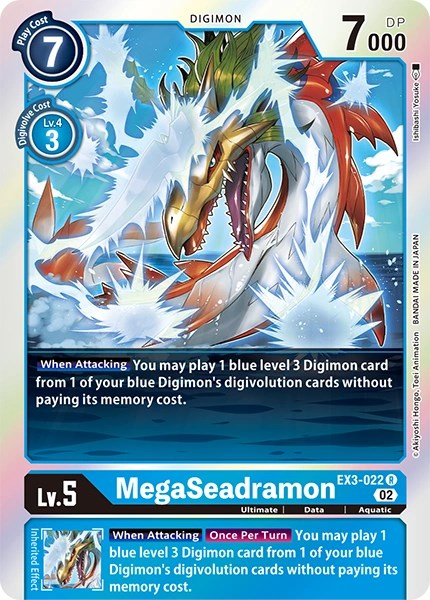 MegaSeadramon [EX3-022] [Revision Pack Cards] - PokeCharles PokeStore