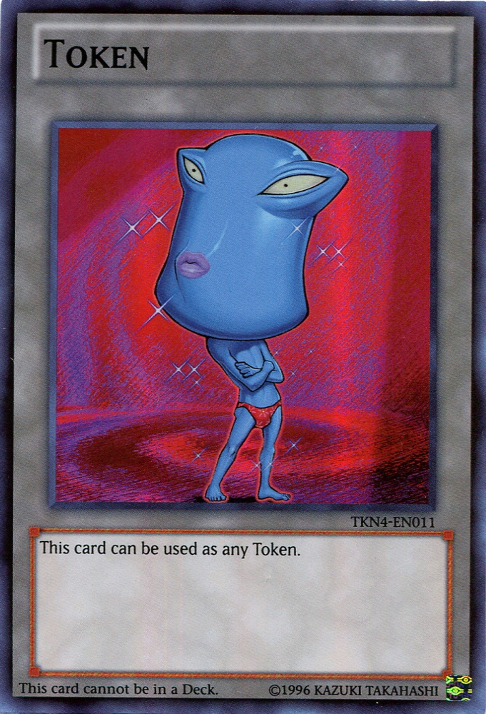 Ojama Token (Blue) [TKN4-EN011] Super Rare - PokeCharles PokeStore