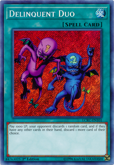 Delinquent Duo [LCKC-EN101] Secret Rare - PokeCharles PokeStore