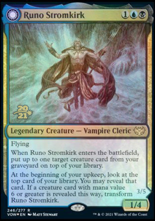 Runo Stromkirk // Krothuss, Lord of the Deep [Innistrad: Crimson Vow Prerelease Promos] - PokeCharles PokeStore