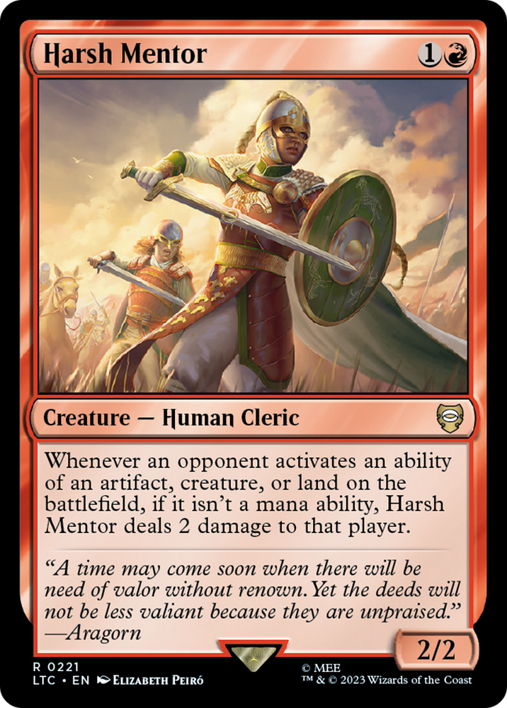 Harsh Mentor [The Lord of the Rings: Tales of Middle-Earth Commander] - PokeCharles PokeStore
