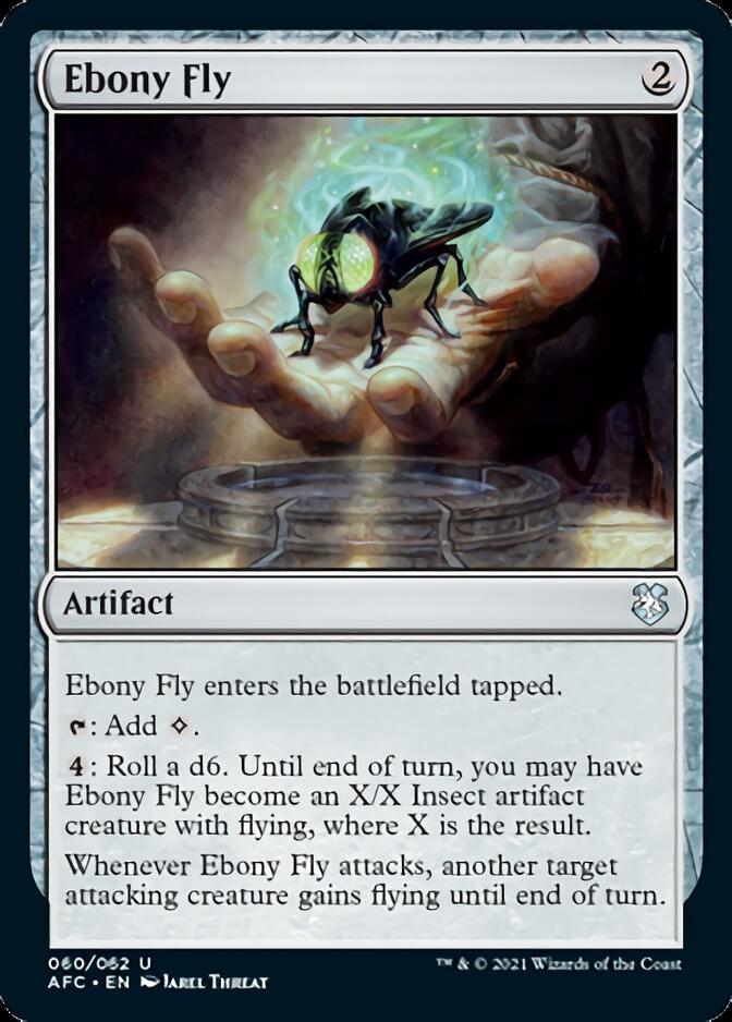Ebony Fly [Dungeons & Dragons: Adventures in the Forgotten Realms Commander] - PokeCharles PokeStore