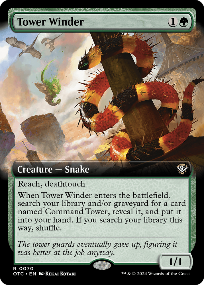Tower Winder (Extended Art) [Outlaws of Thunder Junction Commander] - PokeCharles PokeStore