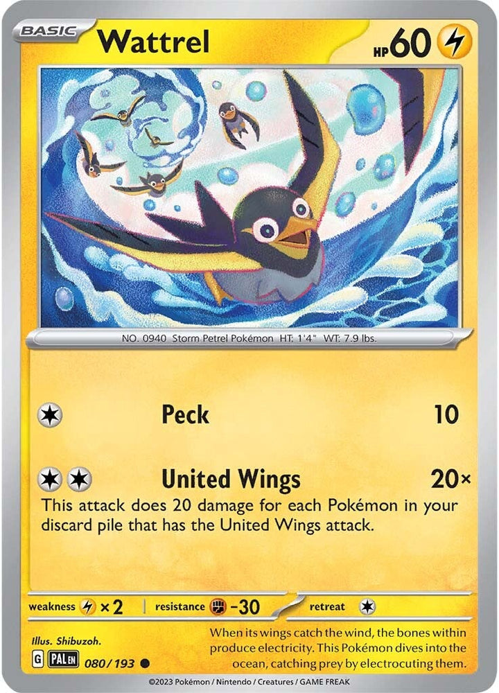 Wattrel (080/193) [Scarlet & Violet: Paldea Evolved] - PokeCharles PokeStore