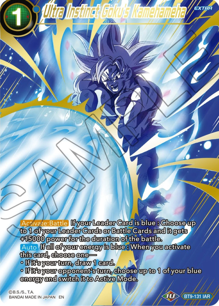 Ultra Instinct Goku's Kamehameha (BT9-131) [Theme Selection: History of Son Goku] - PokeCharles PokeStore