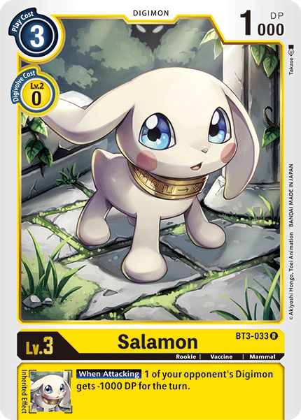 Salamon [BT3-033] [Release Special Booster Ver.1.5] - PokeCharles PokeStore