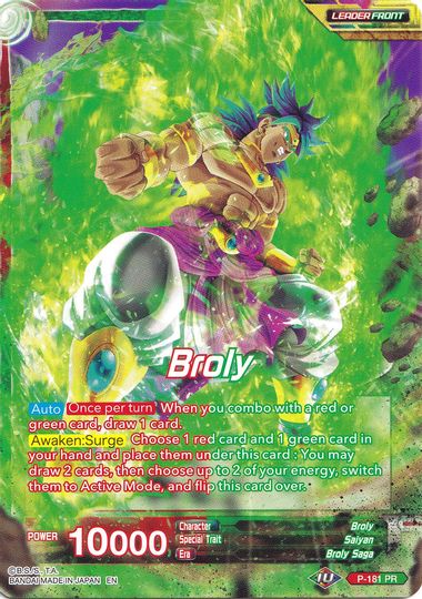 Broly // Broly, Surge of Brutality (Collector's Selection Vol. 1) (P-181) [Promotion Cards] - PokeCharles PokeStore