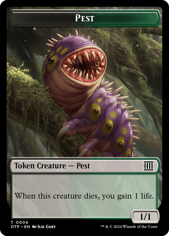 Pest Token [Outlaws of Thunder Junction: Breaking News Tokens] - PokeCharles PokeStore