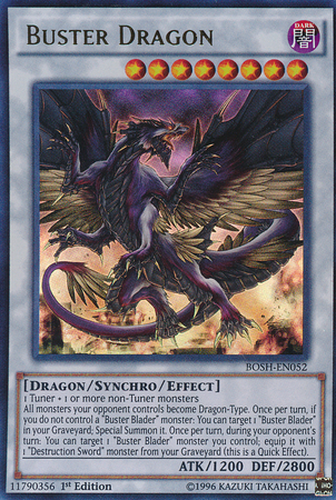 Buster Dragon [BOSH-EN052] Ultra Rare - PokeCharles PokeStore