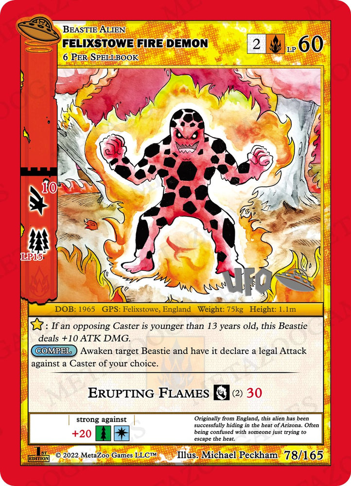 Felixstowe Fire Demon [Cryptid Nation: UFO First Edition Spoiler Pack]