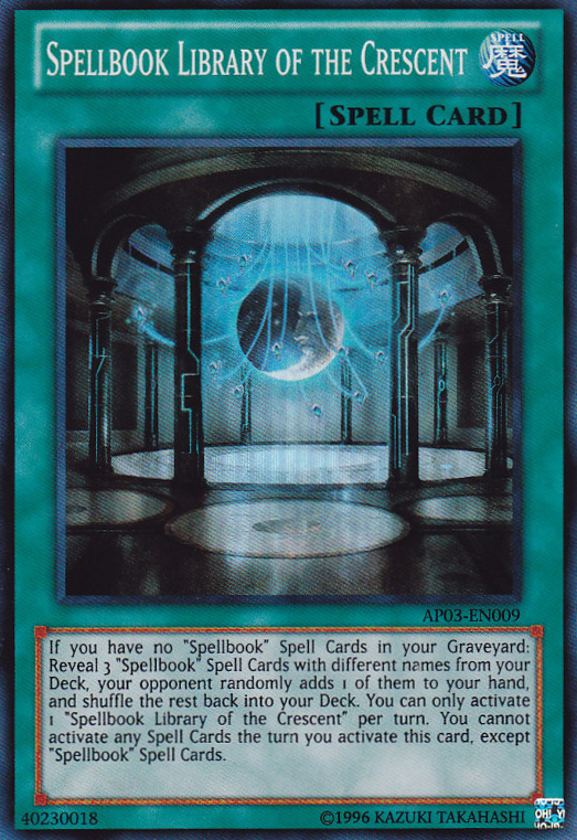 Spellbook Library of the Crescent [AP03-EN009] Super Rare - PokeCharles PokeStore
