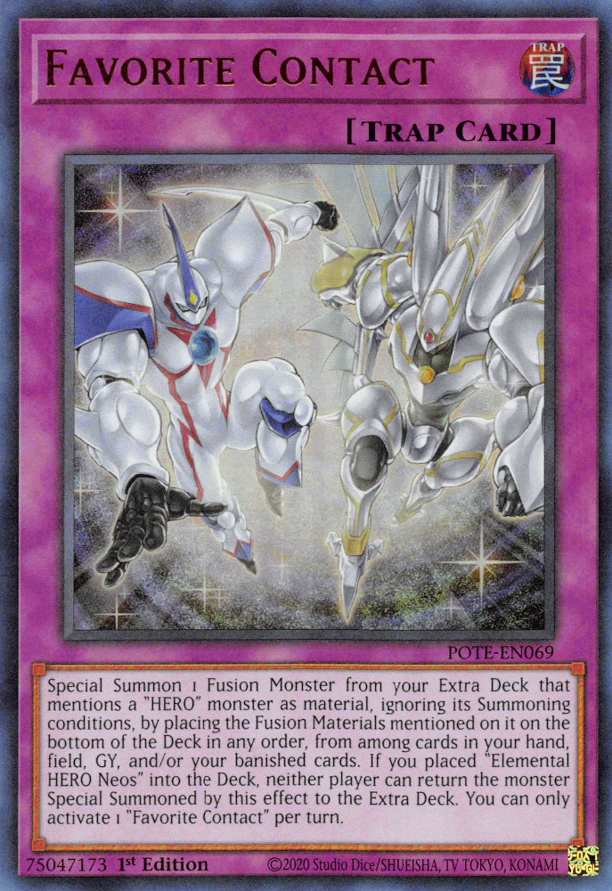 Favorite Contact [POTE-EN069] Ultra Rare - PokeCharles PokeStore