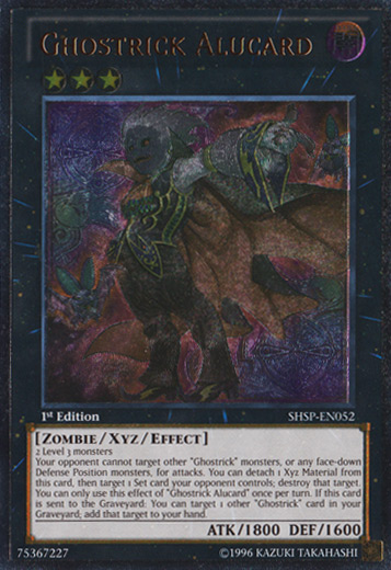 yugioh ghostrick cards Ghostrick Alucard (UTR) [SHSP-EN052] Ultimate Rare