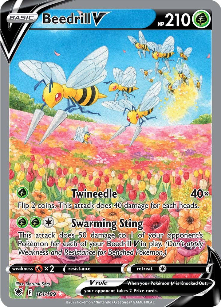 Beedrill V (161/189) [Sword & Shield: Astral Radiance] - PokeCharles PokeStore