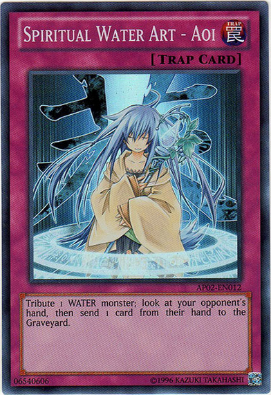 Spiritual Water Art - Aoi [AP02-EN012] Super Rare - PokeCharles PokeStore