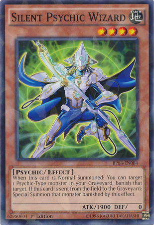 Silent Psychic Wizard [BP03-EN084] Shatterfoil Rare - PokeCharles PokeStore