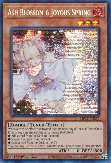 Ash Blossom & Joyous Spring [MP22-EN257] Prismatic Secret Rare