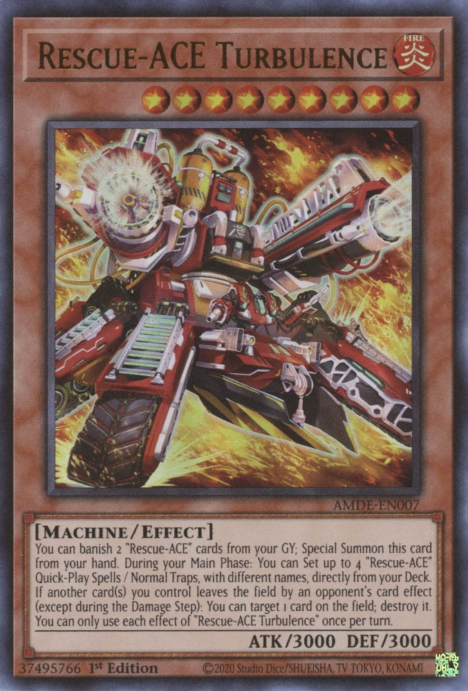 Rescue-ACE Turbulence [AMDE-EN007] Ultra Rare - PokeCharles PokeStore