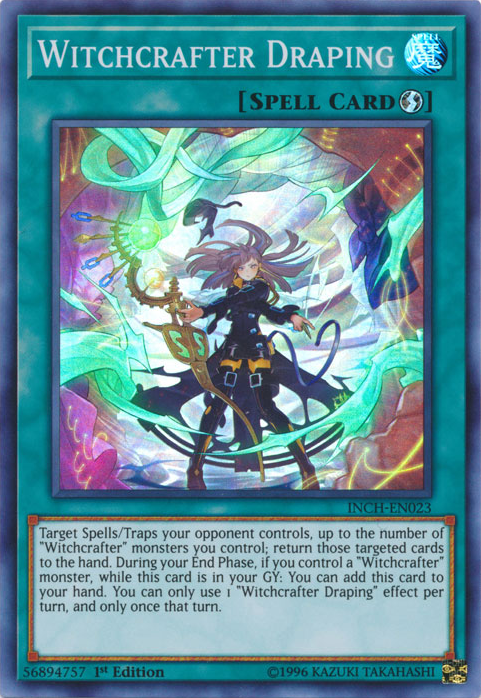Witchcrafter Draping [INCH-EN023] Super Rare - PokeCharles PokeStore