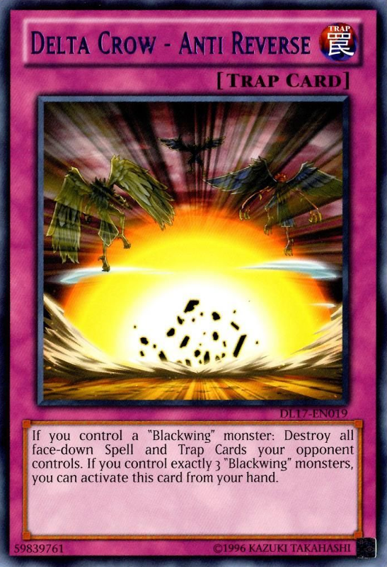 Delta Crow - Anti Reverse (Purple) [DL17-EN019] Rare - PokeCharles PokeStore