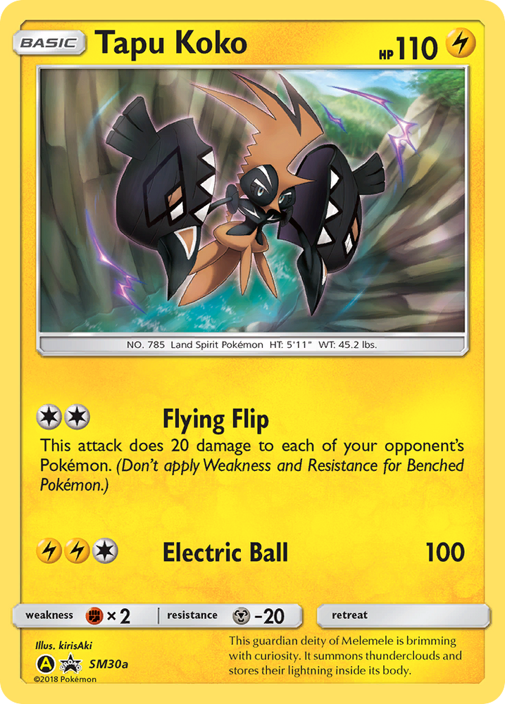 Tapu Koko (SM30a) [Sun & Moon: Black Star Promos] - PokeCharles PokeStore
