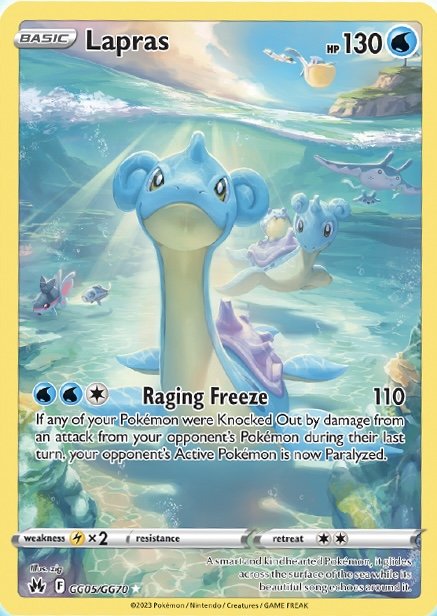 Lapras (GG05/GG70) [Sword & Shield: Crown Zenith] - PokeCharles PokeStore