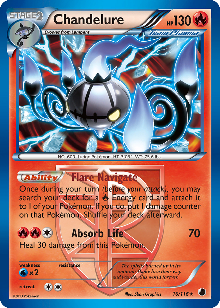 Chandelure (16/116) [Black & White: Plasma Freeze] - PokeCharles PokeStore