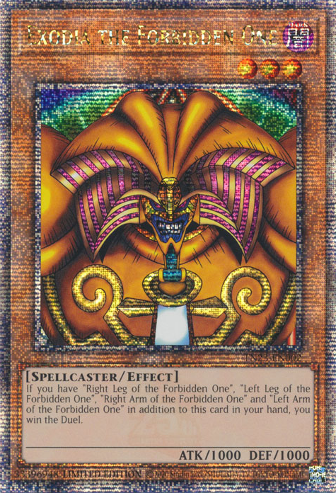 Exodia the Forbidden One [TN23-EN002] Quarter Century Secret Rare - PokeCharles PokeStore