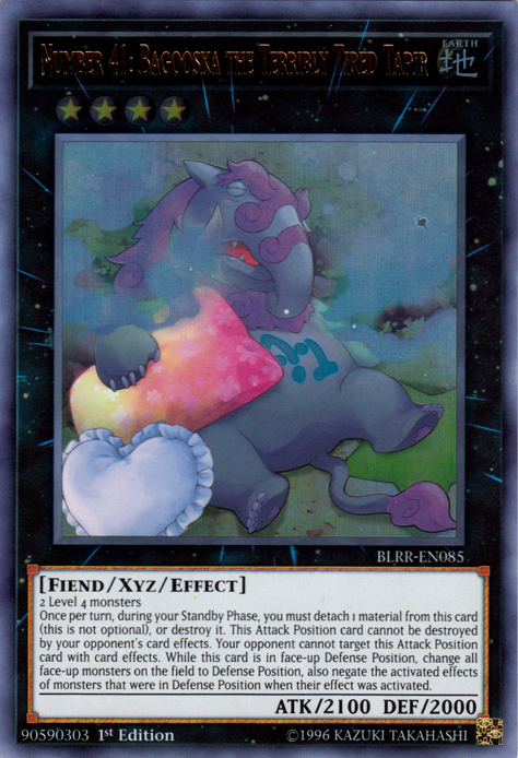 Number 41: Bagooska the Terribly Tired Tapir [BLRR-EN085] Ultra Rare - PokeCharles PokeStore