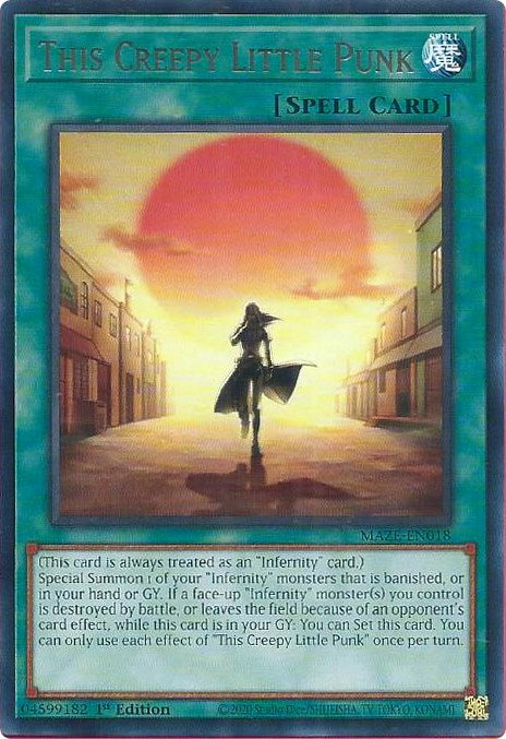 This Creepy Little Punk [MAZE-EN018] Rare - PokeCharles PokeStore
